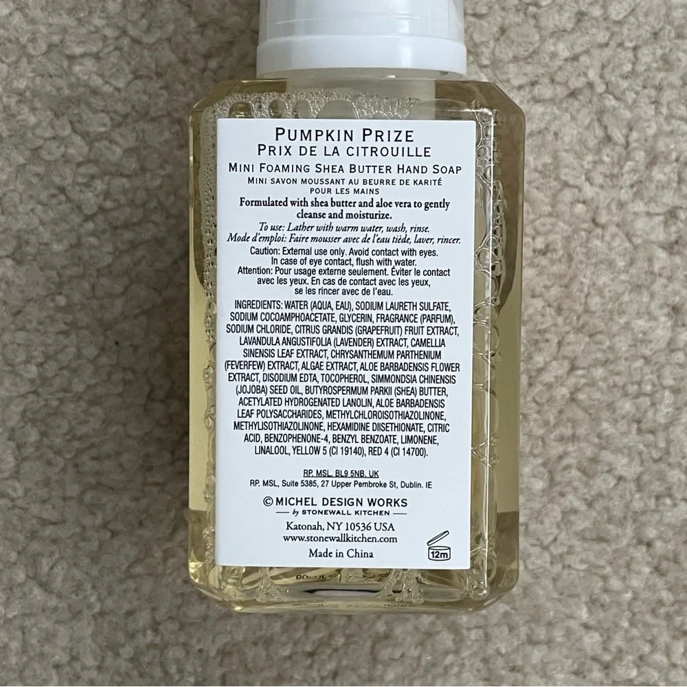 Michel Design Works Pumpkin Prize Mini Foaming Hand Soap